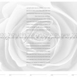 choosing a ketubah that is "simple, modern and clean"