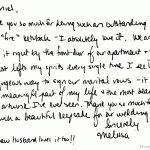 Modern ketubah testimonial from ModernKetubah.com