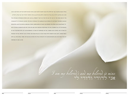 Elegance ketubah by Daniel Sroka