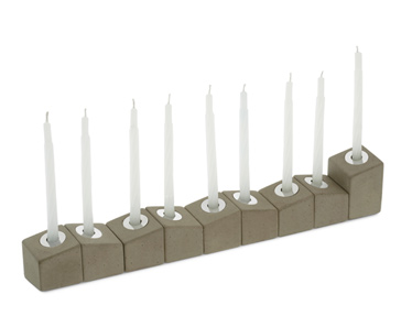 Concrete Menorah by Marit Meisler